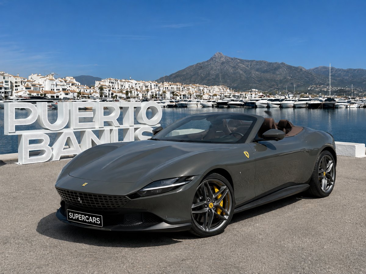 Ferrari Roma Spider for hire in Marbella
