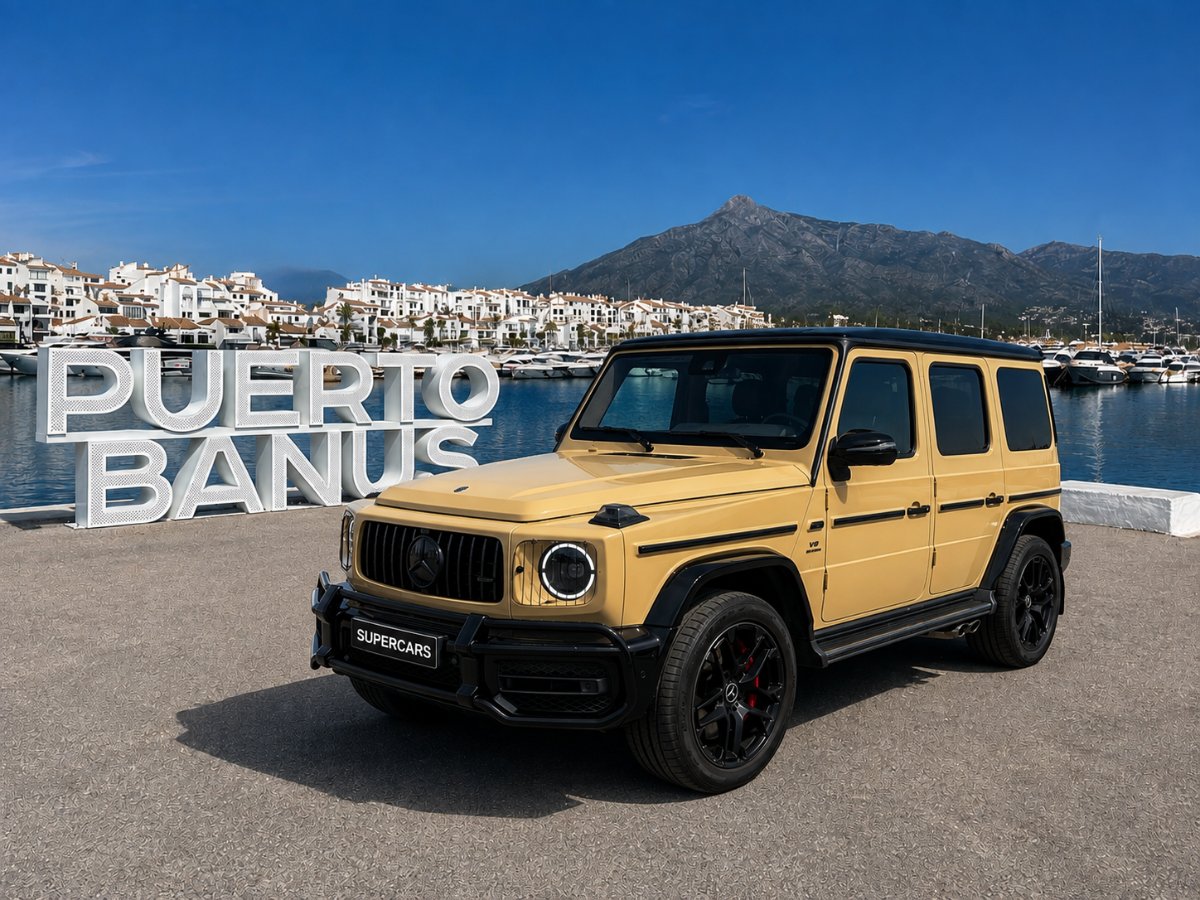 Mercedes-Benz G63 S for hire in Marbella