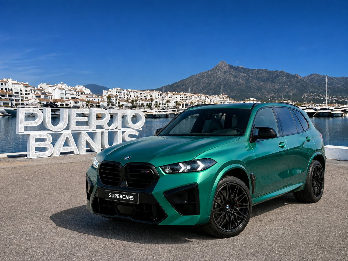 BMW X5 M COMP for hire in Marbella